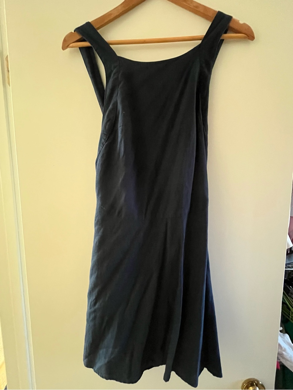 Blue linen dress by kimchi blue